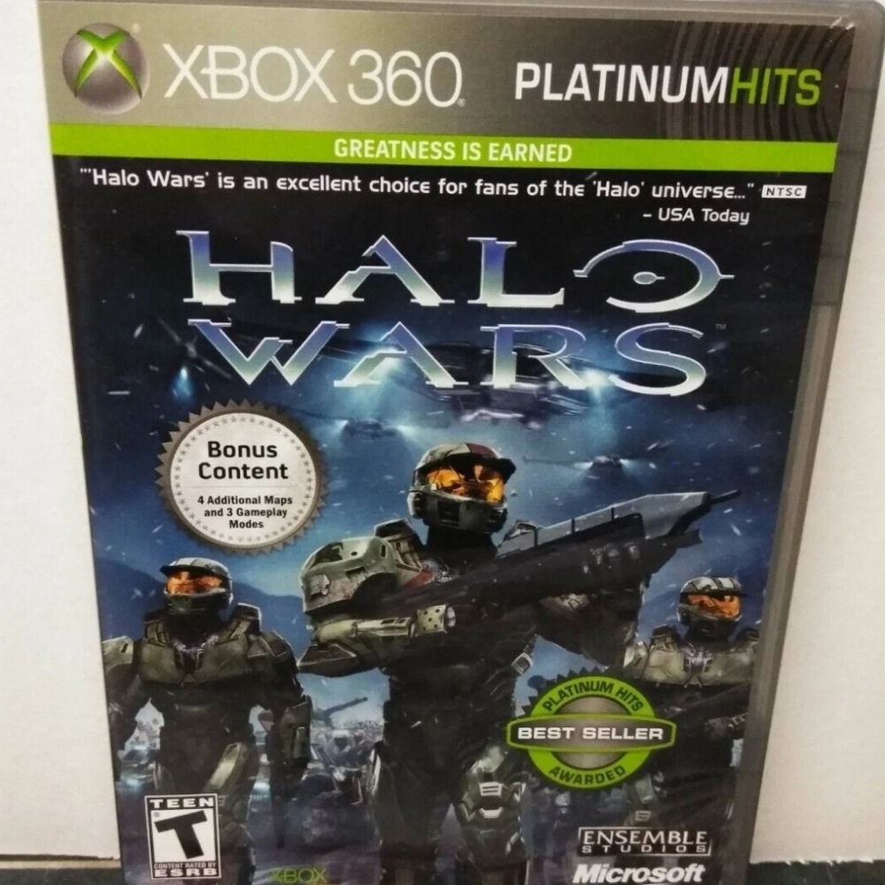 Microsoft Xbox 360 Halo Wars Platinum Hits